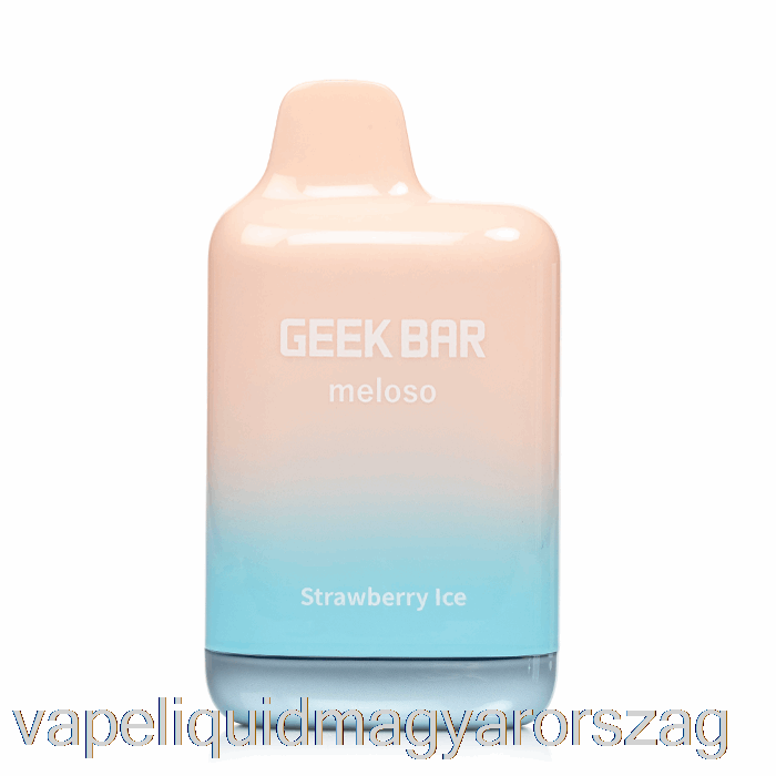 Geek Bár Meloso Max 9000 Eldobható Eper Jég Vape E Cigi